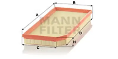 MANN FILTER  C41110 Hava Filtresi Golf V 04>jetta Iii 05>passat 05>a3 04>altea (06-09) 2.0tfsi-2.0fsi (Axx-Bpy-Bwa) 06F133843A