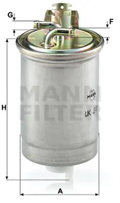 MANN FILTER  WK841 Yakit Filtresi Dizel Polo-Caddy-Felicia-Inca-Ibiza-Cordoba 450906210 FCS197V 6N0127401E 6N0127401C 681274011 1H0127401G 5034 191127401B KL75 191127401M