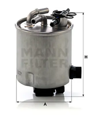 MANN FILTER  WK9027 Yakit Filtresi Nissan Qashqai +2 1.5 Dci-2.0 Dci-Xtrail 2.0 Dci 07=> Renault Koleos 2.0 Dci 08=> 16400JY00B ADN12342 16400JY00D 16400JD50B WF8478 16400JY09E F026402108 FS2214 WK9027 KL44014