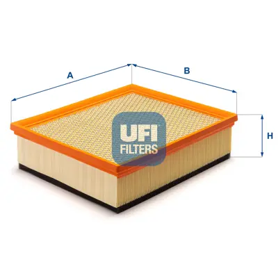 UFI  3021200 Hava Filtresi Volvo S40 2.4 T5 (04-13) S60 2.5t T5 (12-18) S80 2.5t (06-16) C30 V40 V60 V70 Xc60 T5  Smax 2.5st (2006-2014) Mondeo 2.5 (2007-2015) Kuga  2.5 (08-12) 30637444 A1287 1457433583 MA3117 8551 CA10253 ALA8529 ELP9179 E884L C241371