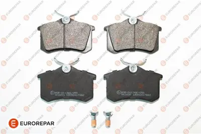 EUROREPAR  1619790680 Arka Balata P207 1.6 16v Vti-1.6 16v T 06> P208 1.2-1.4-1.6 12> C3 Ii 1.1-1.2 Vti 09> C4 Cactus 19>  Ds3 13>15 5Q0698451A 5Q0698451M 1607083280 986494517 440602466R 425233 5C0698451B AC448181D E172197 8D0615406S