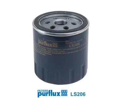 PURFLUX  LS206 Yağ Filtresi Astra-Corsa-Vectra-Omega-Kadett Opel Tüm Mod. (86-02) 650104 PSL619 WL7246 92142003 1350036 BC1288 LF3958 C1514 DO705 SP935