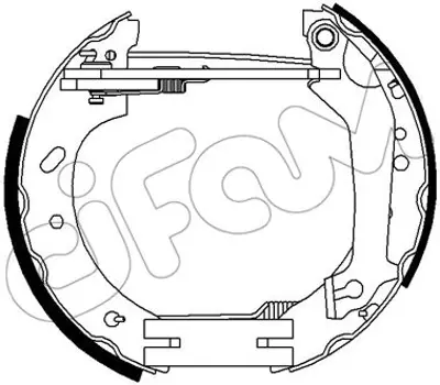 CIFAM  151265 Hizli Tamir Kiti(Papuç+fren Silindiri+yaylar) Ford Europe / Ford Lcv 1.8 D. Sw;1.8 Td. Cabrio. Sw;1. 204114601 209901236 3052064223 381396CH 381396J 554737 7311RP 84048900 FMK552 GSK1675 GSK1685 K24046 KP940 KP947 OEK387 PM747463