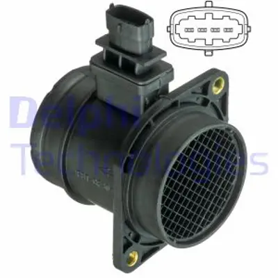 DELPHI  AF10403-12B1 Hava Kütle Ölçer (Debimetre) Fiat Doblo 05> Grande Punto 05>10 Linea 07> Bravo Ii 07>14 Alfa Romeo Mito 09> 147 05>10  1.3jtd 1.9jtd 51782034 55183650 V25721060 70640301 MF138 55206757 70103422 359003411770 387852 96226