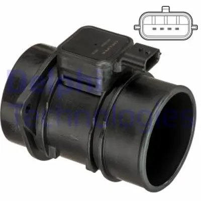 DELPHI  AF10634-12B1 Hava Kütle Ölçer (Debimetre) Clio Iii 05> Clio Iv 12> Captur 13> Megane Iii 09>15 Symbol Iii 14> Fluence 09> Duster 10> Dokker 12> 1.5dci K9k 8200682558 558241 AMMA860 MF241 H8200702517 1991448 19790 558241B WG1495326 MAFS498OE