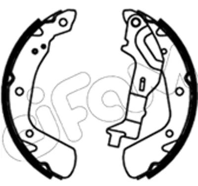 CIFAM  153741 Fren Pabucu Ameo(631)-1.0-1.2-1.5tdi-Fabiaii(5j-542)-1.2-1.212v-1.2lpg-1.2tdi-1.2tsi-1.4-1.4lpg-1.6- 7440077A 3013702682 1H0609527B 811698071 1H0609526 84044700 6U0698525 6RU698525 357698525V 811609526A