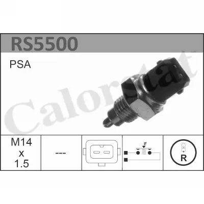CALORSTAT by Vernet  RS5500 Geri Vites Muşürü Partner-Berlingo-P106-P205-P206-P306-P307-P309-P405-P406-P605-Expert-Jumpy-Xsara  (Be3 Sanziman) 225733 AV219C623CB AV219C623CC 9942 V251910 1696577 FTH1574 6ZF008621151 76108 560108