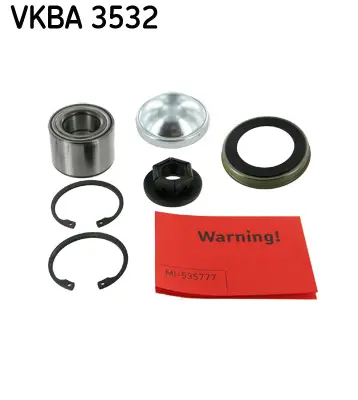 SKF  VKBA3532 Arka Teker Rulmani  Fiesta V 01>08 Focus I 98>04 Fusion 02>12 Mazda Ii 03>07 +abs Set 302151 2S6J1A049AA 853016235 R15256 26642 PWK1752 1085565 ABK1752 WBK4538 52171B