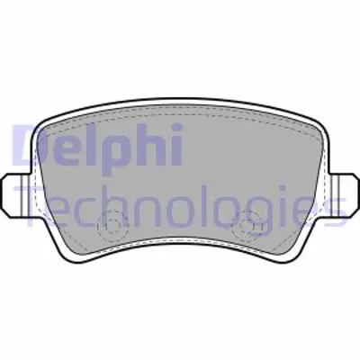DELPHI  LP2008 Arka Fren Balatasi S-Max 09> 06> Galaxy Iii 06> Volvo S60 10> S80 06> V60 -V70 06> Xc60 08>xc70 06> Range Rover Evoque 11> 30794554 B1G10209002 573748J 181776 P24078N 6920 DP61934 PPL05AF 811010564 PAD1566