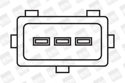 BERU  ZS029 Ateşleme Bobini 4014427040835