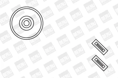 BERU  ZS326 Ateşleme Bobini 20390 8530383 BAEA326