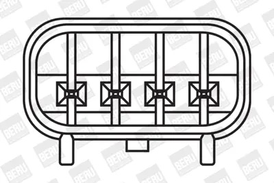 BERU  ZS372 Ateşleme Bobini 20397 48086 8530318 880295 BAEA372