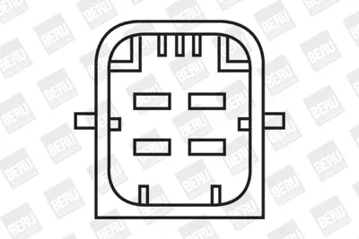 BERU  ZS381 Ateşleme Bobini 20156 24996 48023 8530182 880034 986221034 BAE945A245 CE2001012B1
