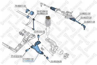 ORJIN  00393 Rotil (Alt) (Kitli) Mondeo Iii (B5y.B4y.Bwy) 2000-2007 1203923-1203924-1679376-1x433395ab-C2s19367-C2s19368-C2s20963-C2s20964-C2s37074-C2s37075-C2s8389-C2s 1203923 1S713042AH 1S713042AM 1311416 1116578 1S713042AN 1S713042AK 1149802 1S713042AL C2S39661