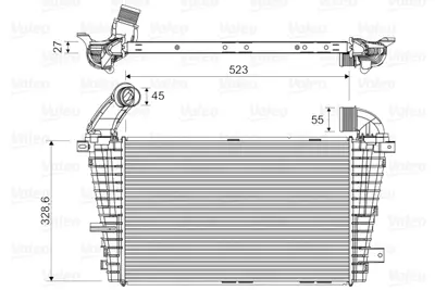ORIS  IOP513027 Intercooler Brazing Intercooler A/M(525x325x27)astra H 1.7 Cdti 2004+ 96590 13231458 6302082 30300 37004585 818328 OL4585 345900 105940 157038N 55171573