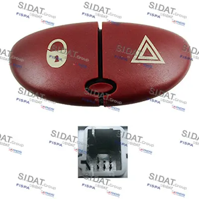 SAGEM  400118 Dörtlü Flaşör + Merkezi Kilit   P206-P206+ 6554L0 RECSHL700300 RECSHL700301 51078030LGK SHL700301 51078030 50182030BN 23666 CHL70030GS SHL70030