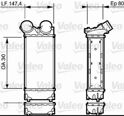 ORIS  IPE503080 Intercooler Brazing Intercooler A/M(300x150x80)(Ipe507)3008-308-5008 09>c41 04+/C4 1.6thp 10 96626 30191 1440H9 60404334 PE4334 96626 821M12A 40004334 8ML376777351 167009N IA1437