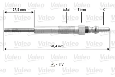EYQUEM  G88 Kizdirma Bujisi P407-P607-P807-P4007 2.2 Hdi C5-C6-C8 2.2 Hdi 06> Galaxy-Mondeo Iv 2.2 Tdci 11v Freelander 2 L359 2.2 Td4 Jaguar X-Type I (X400) 2.2 D 1427905 59060A0 GLP210 596099 LR001302 AN098024 5960G6 YE08 250203012 6G9Q6M090AA