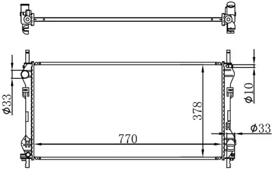 ORIS  BFR018016 Radyatör Ford Transit V184 2.0di-Tdci (00-06) (770x378x22) (Ac+/-) 1C1H8005FD 1671800 1C1H8005JA 4084418 4070925 1C1H8005JC 1C1H8005FE PR2565A1 8MK376764091 18002320