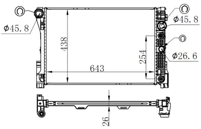 ORIS  BME099026 Motor Su Radyatoru 3000852001 3000951303 3000951503 619300400 619303300 620310200 821242 821458 826521