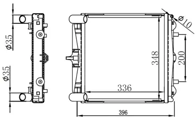 ORIS  BPO002022 Radyator Brazing Mt(336x348x22)boxster 2.5i M96 96- 63777 99610613151 2109958 8MK376714294 734826 63776 PR2037 8MK376714291 104114 63777 74002037X