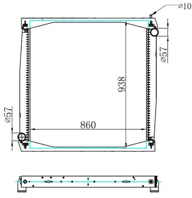 ORIS  BSC005V48 Radyator Truck Brazing Mt(860x938x48)r 114 95-04 1327249 1408881 320036N 733589 400092 133003 50091N 8MK376721621 440086 519587