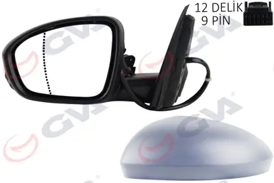 GVA  1011441 Diş Dikiz Aynasi Sol Megane 15> Elektrikli+isitmali+katlanir+sinyalli+astarli+asferik  Vm-6142ebfpal 963027851R 6145237 58198 963737470R 34649HF3 4467027 963664523R 963023922R 4467029 6179237