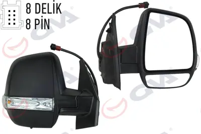 GVA  1029170 Diş Dikiz Aynasi Sağ Doblo 11> Elektrikli+isitmali+sinyalli+çift Cam+konveks  6 Fiş Vm-669ehpr 735497871 735528036 71765377 1426597 95511524 735512764 9250929 9250429 95511487 1152M17