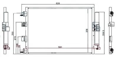 ORIS  CFR613016 Klima Radyatoru (Kondanser) Focus Iii 14>c Max 15>connect 13> Kuga Ii 14>17 1.0 Ecoboost 1.5tdci 1.6tdci E5 1907402 2012806 1828970 DV6119710DA 2387335 FD5654D DV6119710AB 940463 DV6119710AC M7120680