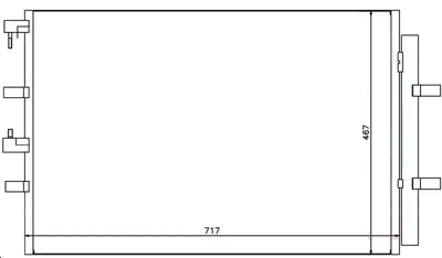 ORIS  CFR978016 Klima Radyatoru (Kondenseri) Transit  Custom V362 12> Transit V363 14> 2.2 Tdci (717x467) (Al Al) 1778169 DCN10036 BK2Z19712A 822590 AC32000P BK2119710AB 107655 18015703 345695 8053051