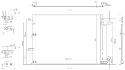 ORIS  CGM494016 Klima Brazing Condenser ()cherokee 2.0 Crd / 2.2crd 2013+ 21015701 52014775AB 940675 522086N DCN06018 52014775AA JE5081D 107640 899045 350485