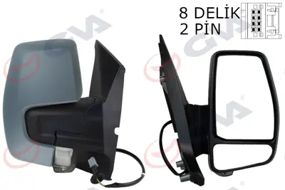 GVA  1032212 Diş Dikiz Aynasi Sağ Transit Custom V362 12> 17 Mekanik+astarli+sinyalli 1776499 3100201 2123231 34617HC7 2013054 1456124 1805826 2123087 9226381 25011042