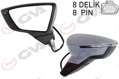 GVA  1061615 Diş Dikiz Aynasi Sol Leon 12> Elektrikli+katlanir+ Isitmali+sensörlü+sinyalli+astarli+konveks Vm-367ebl 5F0857537BGRU 5F1857507P 5F0949101A 4946817 5F0857521A 3310082 E3017 5F0857537B 5F1857507E 5F1857507E9B9