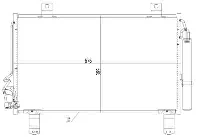 ORIS  CMZ799012 Klima Brazing Condenser A/M()cx-5 2.0i 2011+ 940326 KF03  61 480A