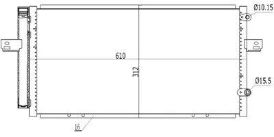 ORIS  CRO127016 Klima Brazing Condenser A/M()75 99+ / 05+ 94652 JRB000140 372007N 35659 JRB100653 8012010 945033 8880410434 818053 925417 94652