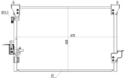 ORIS  CRO710016 Klima Brazing Condenser A/M(0)discovery Ii 2.5 Td5/4.0i 1998+ 94808 8FC351318001 JRB100790 JRB100840 2005143 818025 ACI02005143 94808 AC676000S TSP0225443 702M20
