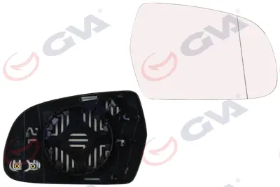 GVA  1175734 Ayna Cami Sağ A3-A4-A5(08-14) Isitmali+asferik 8F0857528GRU 8K0857536E 338816 8K0949102C 10101874 8P1858532DC01C 8P1858532GC 338818 E3430 13023845