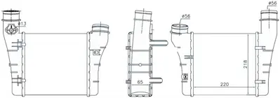 ORIS  IAU501065 Intercooler Brazing Intercooler A/M(220x218x65)a4 2.0 Tdi 00+/ A4 2.0 Tfsi 00+ 96549 8E0145805AA 702069 8ML376899121 818669 105851 AI4333 V10600003 8E0145805T 351319200053 801M21A
