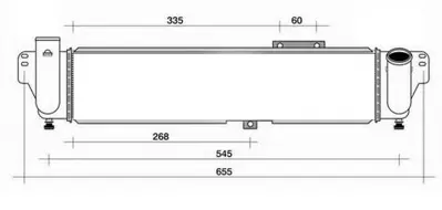 ORIS  IKI501085 Intercooler Brazing Intercooler A/M(450x97x85)sorento 2.5 Crdi 2002+ 96215 281904A160 KA4141 KKA4141 60834141 83004141 517007N 30372 KI810N002 55166888 5503975S