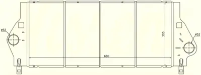 ORIS  IRN511029 Intercooler Brazing Intercooler A/M(680x303x29)laguna Ii 1.9 Dci 2001+/ Laguna Ii 2.0i 2001+ 96799 8200008761 420180001 8ML376723291 RT4295 43004295 700778 DAR010TT 351319201890 80072b 823M29A