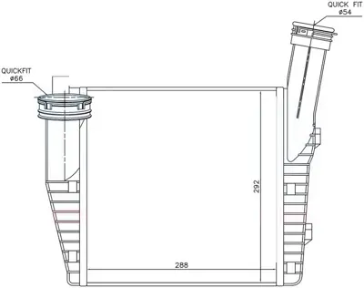 ORIS  IVW505050 Intercooler Brazing Intercooler A/M(288x292x50)touareg 02>touareg 10>cayenne 10>q7 3.0tdi 06> 96611-95811064010-955110 7L6145804 95511064010 MST223 AD830N002A VWA4263 VW4263 8ML376729571 7L6145804A 30198 96611