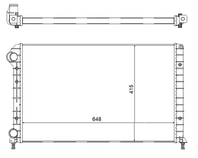 ORIS  MFI262023 Radyatör Doblo-Doblo Cargo 1.4 10/05> 1.6-1.9d 01> (Mek+ac) (Al/Pl/Brz) 61766 46749018 DRM09061 735171 51867711 FT2262 359000392120 RA0110810 17002262 53627 FTA2262