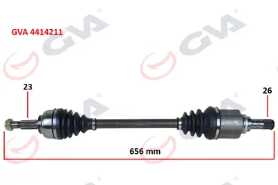 GVA  4414211 Komple Aks Sol Symbol-Thalia/Logan Ii 1.5 Dci (12-) Abs'Li 391014232R 6001551095 391014946R 391018888R 8200559377 8200863524 24460 8200863653 6001548718 VKJC5992