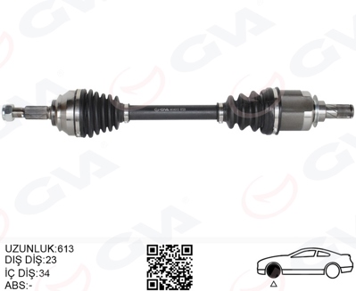 GVA  4414313 Ön Aks Sol Renault Clio Iv 1.5 Dci A-T (12-) 391018401R 7819 391014886R R427L R742N VKJC8940 10077 18291860 DK55062 T49347