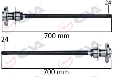 GVA  4423113 Aks Arka (Set) (Ors Rulmanli) M131 Slx 2000 Ym (Kalin Rulman) 85014774