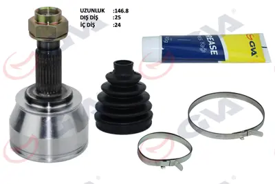 GVA  4429310K Aks Kafasi Diş Ön Egea 1.3 Mjt (Mt) (15-) (25x24x51) 146.5mm 46307877 151493 607493 VKJA3170 512373 817028 3760K 59259042 922251 303920