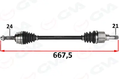 GVA  4443313 Komple Aks Ön Sol Psa 301 1.2 Vti M-T (12-) 9803966280 18161690 210346 FDS2748 TC644 T29195 BSG70350015 1608419280 1608419980 7781