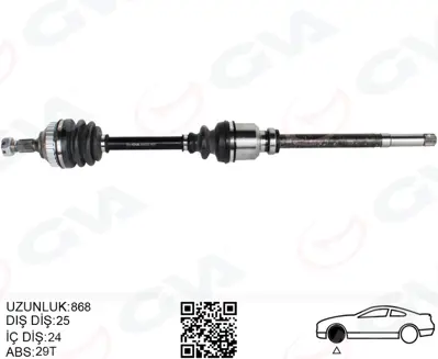 GVA  4445122 Komple Aks Ön Sağ Psa Partner (5.5f) 2.0 Hdi (Absli)(96-08) 302879 32730S S320 21132 D302441 VKJC4475 PE3275 CI3162 CI3172 12477A
