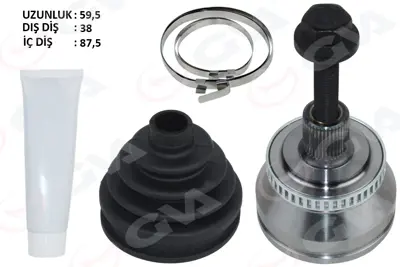 GVA  4475268K Aks Kafasi Diş A4 1.8 T-2.0 Tdi (00-08) Blb-Bre-Bfb-Bex 1.8 T-2.0 Tdi 8E0407305B 803067 3B0498099B 23697 OJ1906 4D0407305B 151551 607551 8E0498099C 3731K