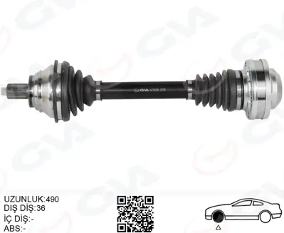 GVA  4475285 Komple Aks Ön Sol Golf5-Jetta-Caddy-Passat 1.9 Tdi-2.0 Tdi(04-) Bkp-Bkd-Bls-Bkc-Bxe 1.9 Tdi-2.0 Tdi 1K0407271EE 2K0407271G 1K0407451DX 5Q0407271BM WW3331 3770602 1K0407451TX 170761 3377002 203295